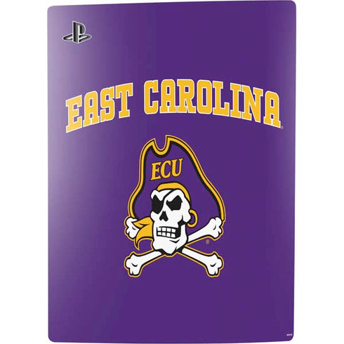 East Carolina University ECU Pirates Logo PS5 Digital Edition Console Skin